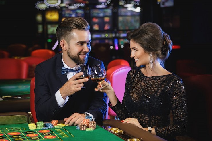 Live blackjack table with professional dealer